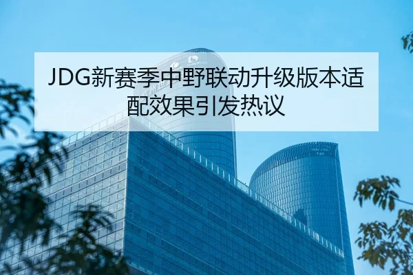 JDG新赛季中野联动升级版本适配效果引发热议